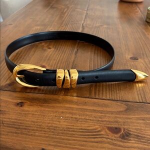 Madewell Triple Metal Keeper Belt